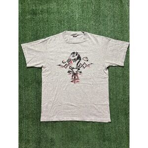 Y2K 90s Looney Tunes Gray Graphic T-shirt Men's Size Large